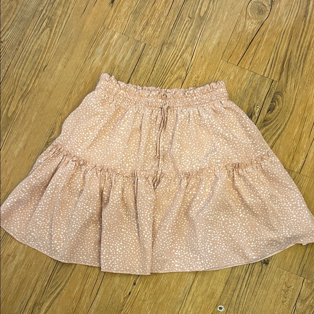 Alelly Women’s Skirt Pink Size Small